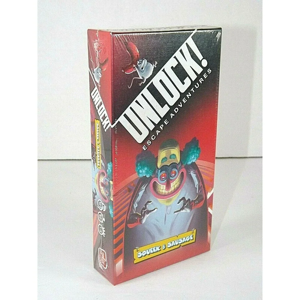 UNLOCK! Squeek & Sausage & Tonipals Treasure Card Game  Escape Room Strategy New